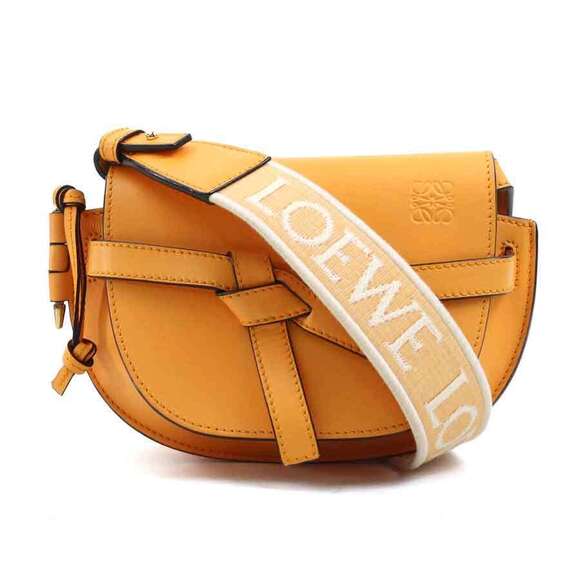 Loewe Handbags - Loewe Gate Dual Leather Shoulder Bag Orange